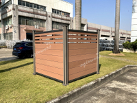 PP WPC semi-lukket hegn